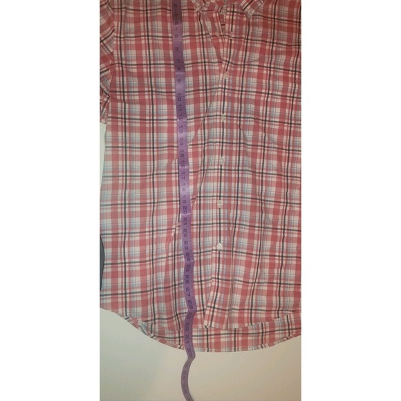 Croft & Barrow Mens Button Shirt Short Sleeve Size Large Easy Care - Picture 4 of 5